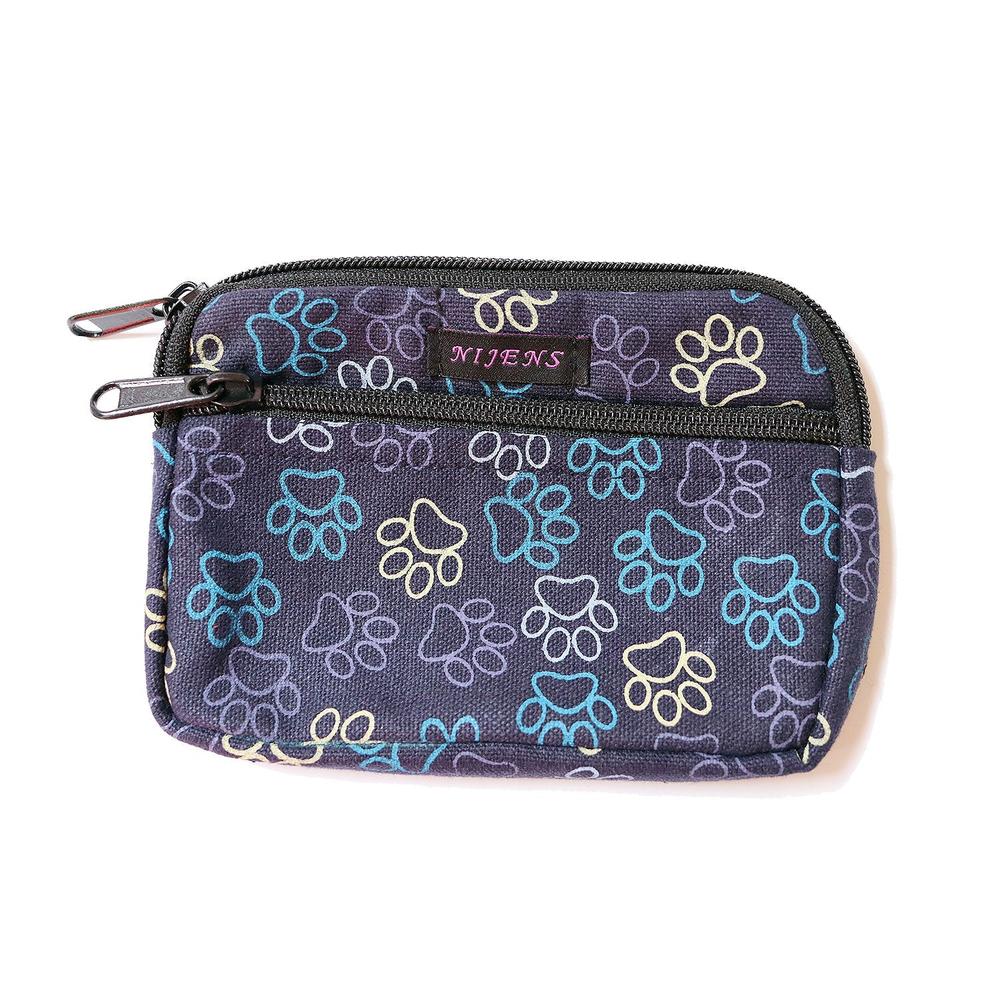 Nijens Portemonnaie groß Pfote -pflaume- outline - Tierisch tolle Geschenke