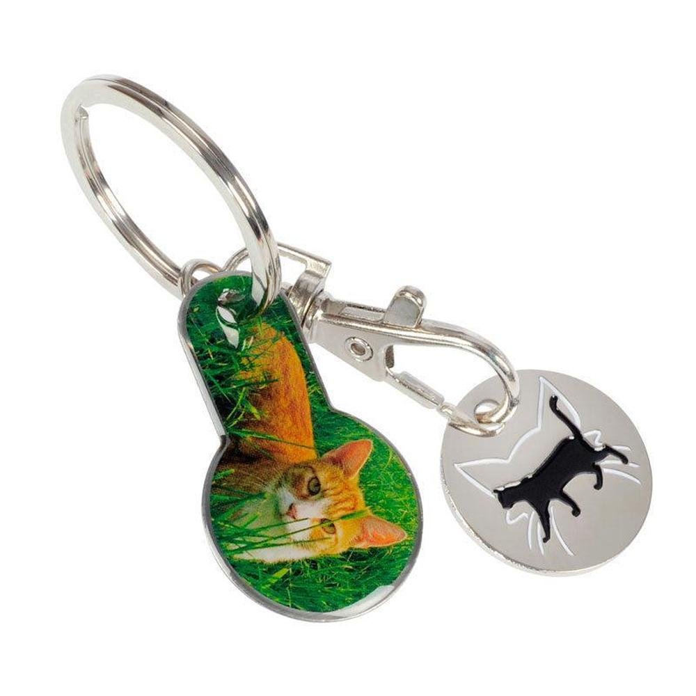 Bluebug Schlüsselanhänger mit Einkaufswagen Tool: Katze-bluebug-Tierisch-tolle-Geschenke