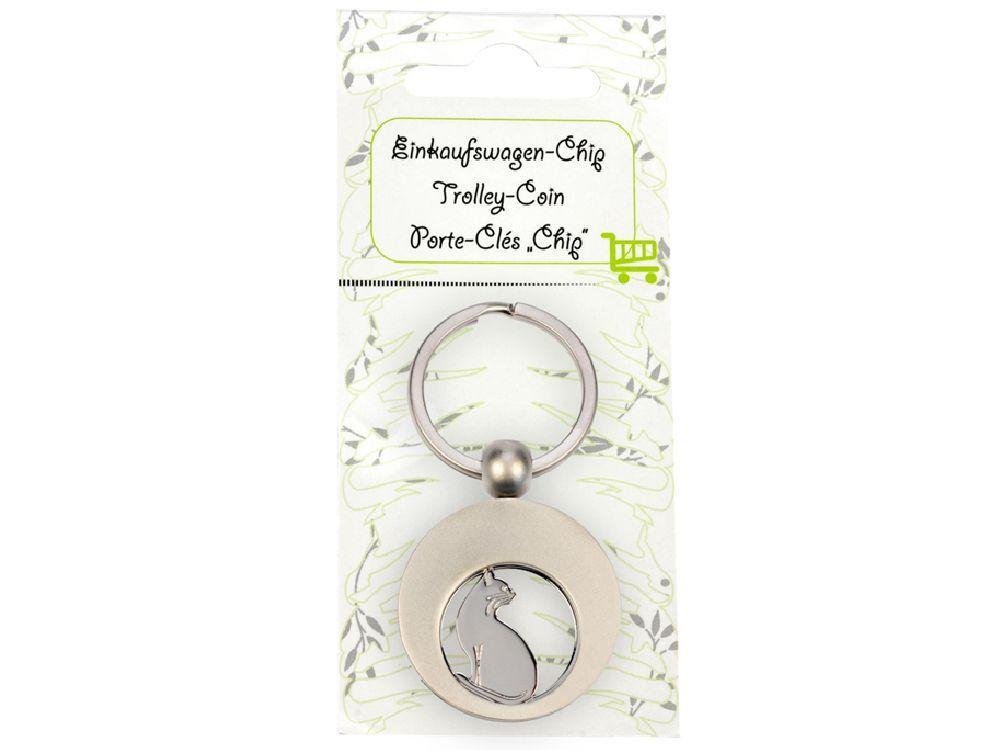 Bluebug Schlüsselanhänger mit Einkaufswagen-Chip Katze-bluebug-Tierisch-tolle-Geschenke