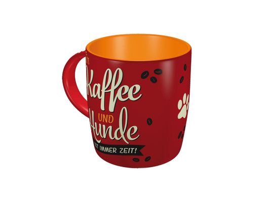 Pfotenschild Tasse: Kaffee und Hunde-Pfotenschild-Tierisch-tolle-Geschenke