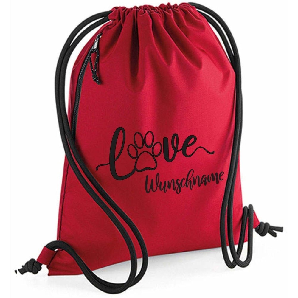 Turnbeutel -paw love-Tierisch tolle Geschenke