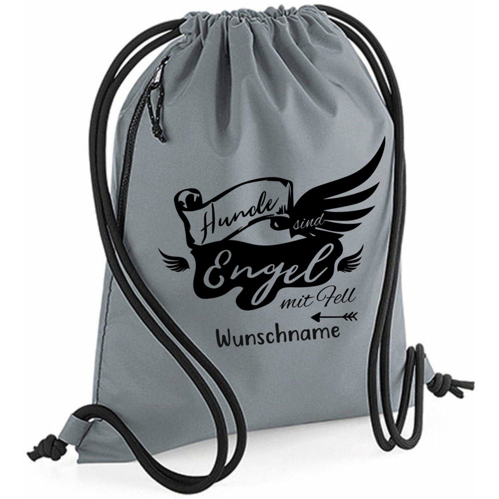 Turnbeutel -Hunde sind Engel mit Fell-Tierisch tolle Geschenke