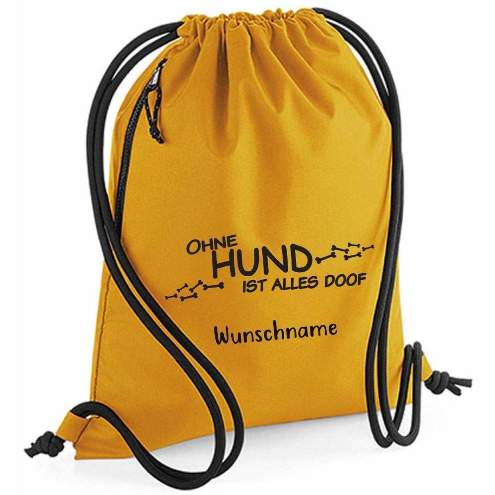 Turnbeutel -Ohne Hund ist alles doof-Tierisch tolle Geschenke