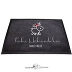 Fußmatte - Schmutzfangmatte - Frohe Weihnachten Elch - 40 x 60 cm-Tierisch-tolle Geschenke-Tierisch-tolle-Geschenke