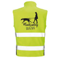 Hundesport Safety Softshell Warnweste Sicherheitsweste: Mantrailing 7-Tierisch-tolle Geschenke-Tierisch-tolle-Geschenke