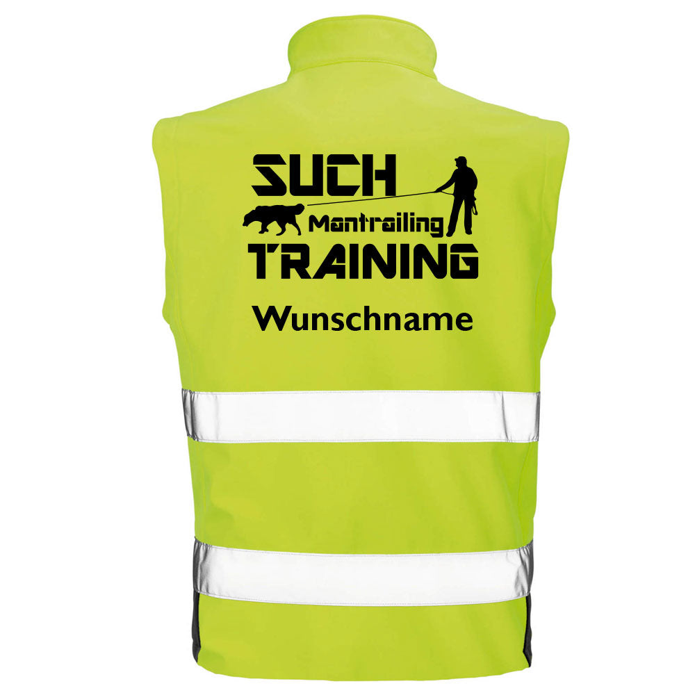 Hundesport Safety Softshell Warnweste Sicherheitsweste: Mantrailing 1-Tierisch-tolle Geschenke-Tierisch-tolle-Geschenke