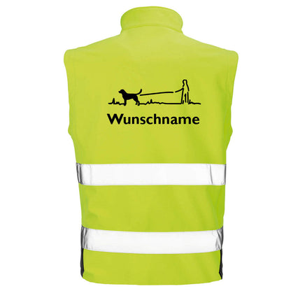 Hundesport Safety Softshell Warnweste Sicherheitsweste: Gassigeher-Tierisch-tolle Geschenke-Tierisch-tolle-Geschenke