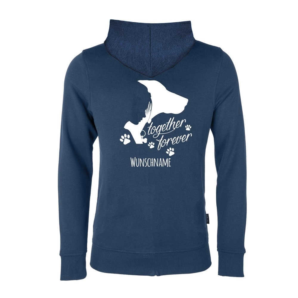 together forever - Hundefan Hoodie Sweat Jacke-Tierisch-tolle Geschenke-Tierisch-tolle-Geschenke