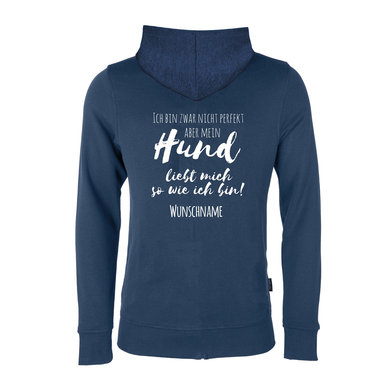 Mein Hund liebt mich - Hundefan Hoodie Sweat Jacke-Tierisch-tolle Geschenke-Tierisch-tolle-Geschenke