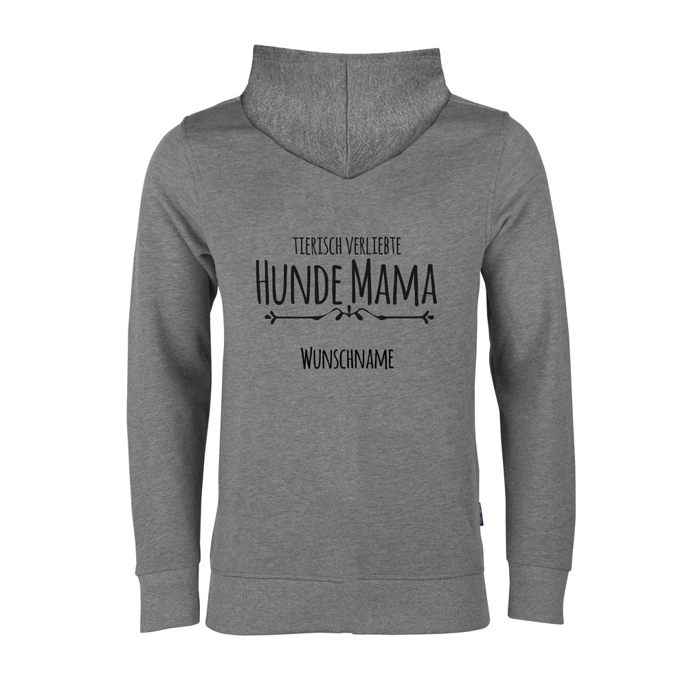 Hundemama - Hundefan Hoodie Sweat Jacke-Tierisch-tolle Geschenke-Tierisch-tolle-Geschenke