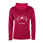 Herz 2 - Hundefan Hoodie Sweat Jacke-Tierisch-tolle Geschenke-Tierisch-tolle-Geschenke