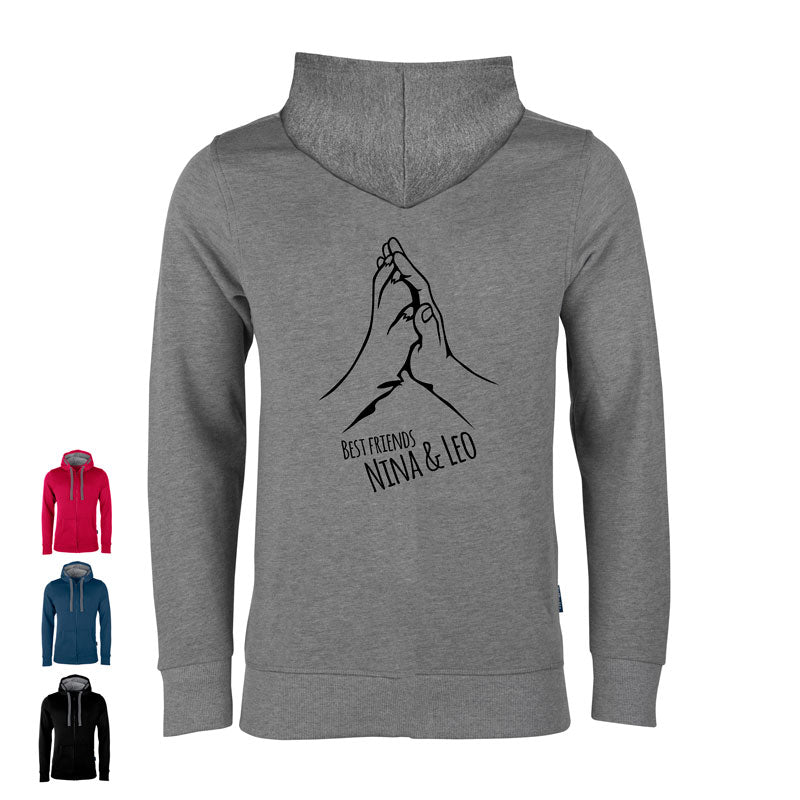 Hand & Pfote - Hundefan Hoodie Sweat Jacke-Tierisch-tolle Geschenke-Tierisch-tolle-Geschenke