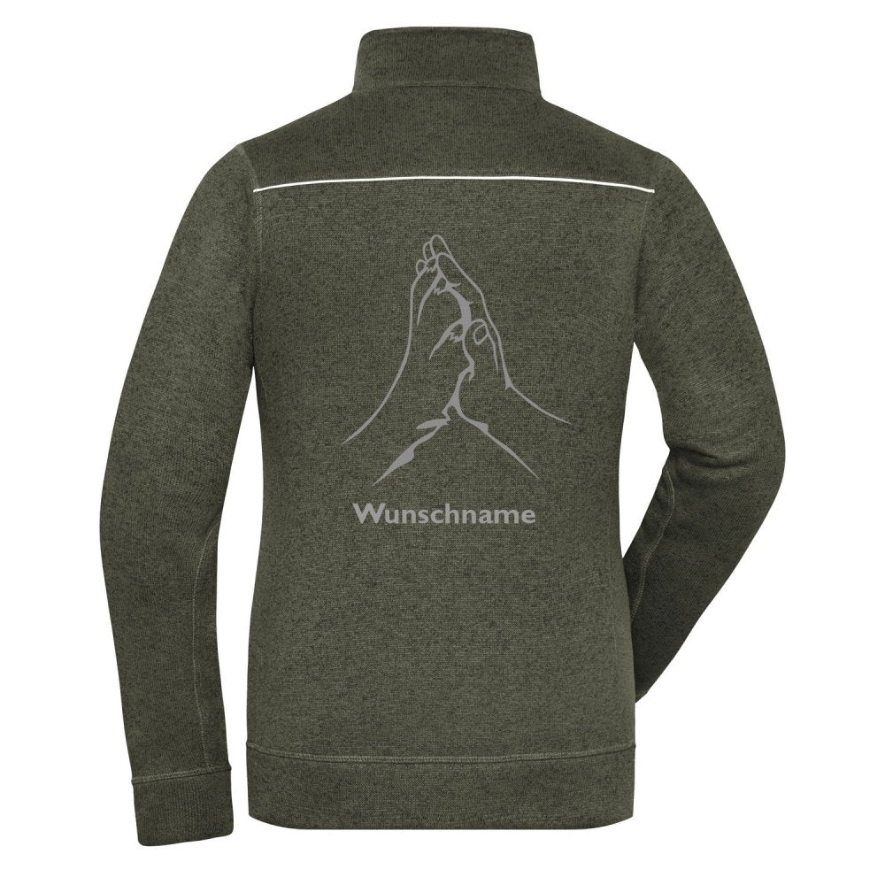 Hand & Pfote - Outdoor Workwear Melange Fleece Jacke-Tierisch tolle Geschenke