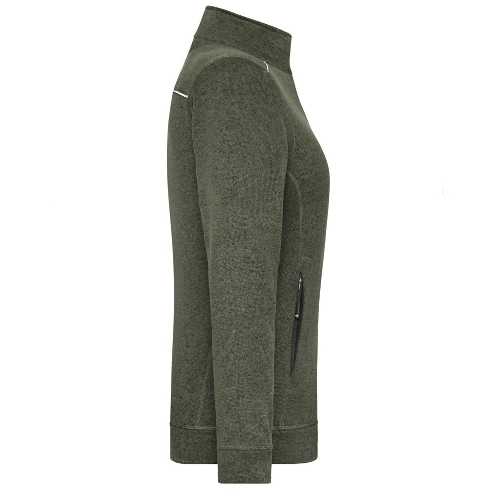 Hand & Pfote - Outdoor Workwear Melange Fleece Jacke-Tierisch tolle Geschenke