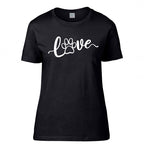 Hundespruch T-Shirt: Paw Love-Tierisch tolle Geschenke-Tierisch-tolle-Geschenke