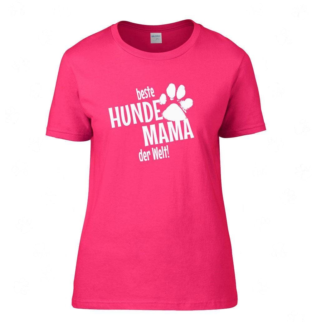 Hundespruch T-Shirt: Beste Hundemama der Welt-Tierisch tolle Geschenke-Tierisch-tolle-Geschenke