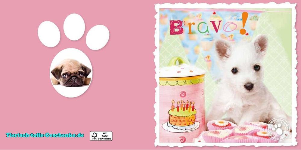 Myrna Grußkarte: West Highland Terrier-Tierisch tolle Geschenke