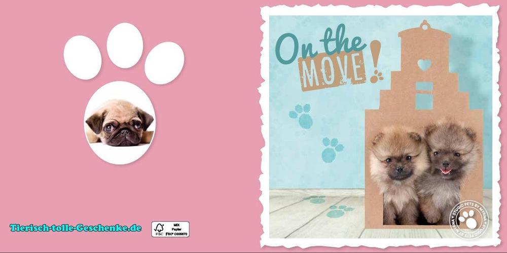 Myrna Grußkarte: Pomeraner - Zwergspitz-Tierisch tolle Geschenke