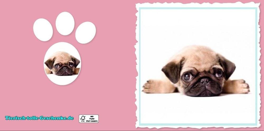 Myrna Grußkarte: Mops - Möpse 1-Tierisch tolle Geschenke