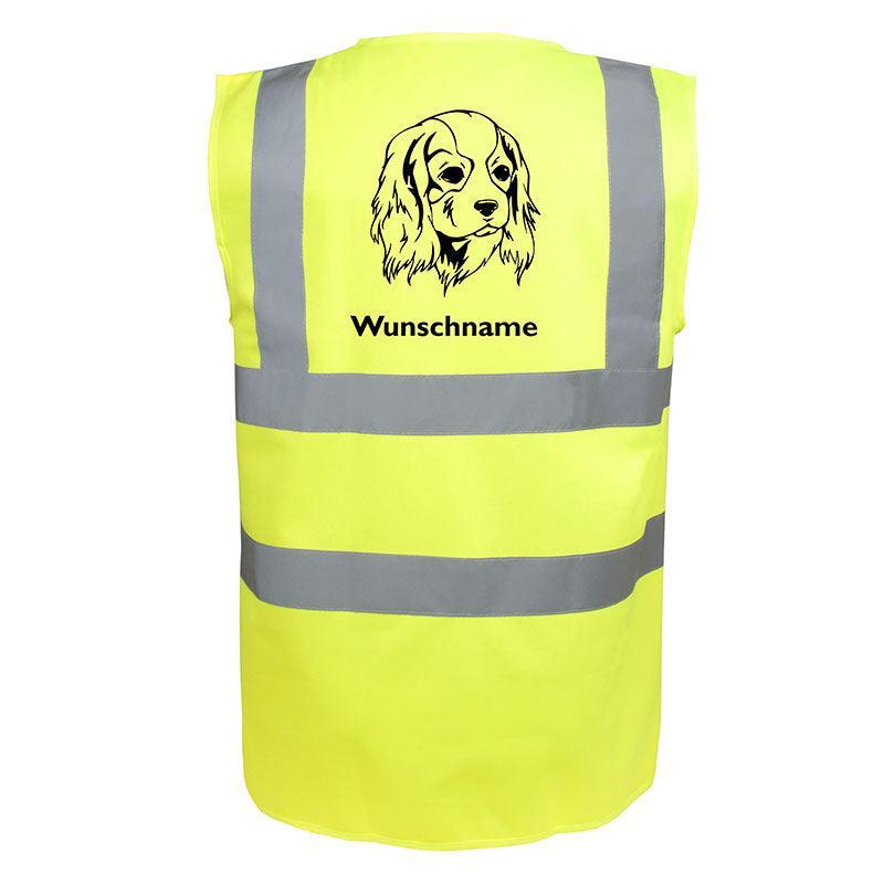 Cavalier King Charles 2 - Hundesport Warnweste Sicherheitsweste mit Hundemotiv-Tierisch-tolle Geschenke