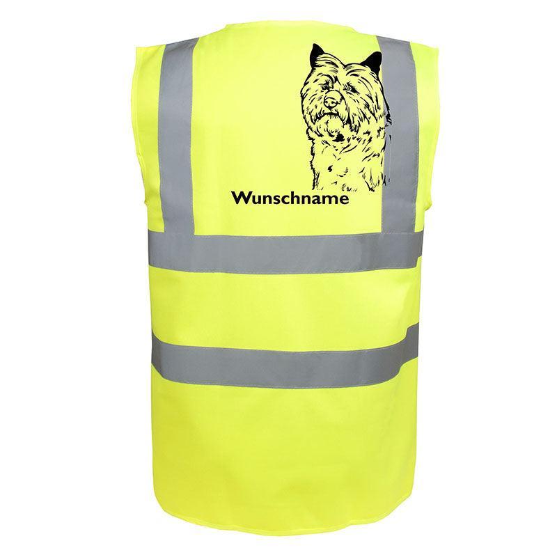 Cairn Terrier 2 - Hundesport Warnweste Sicherheitsweste mit Hundemotiv-Tierisch-tolle Geschenke