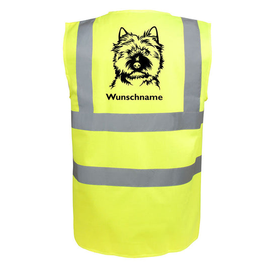 Cairn Terrier - Hundesport Warnweste Sicherheitsweste mit Hundemotiv-Tierisch-tolle Geschenke-Tierisch-tolle-Geschenke