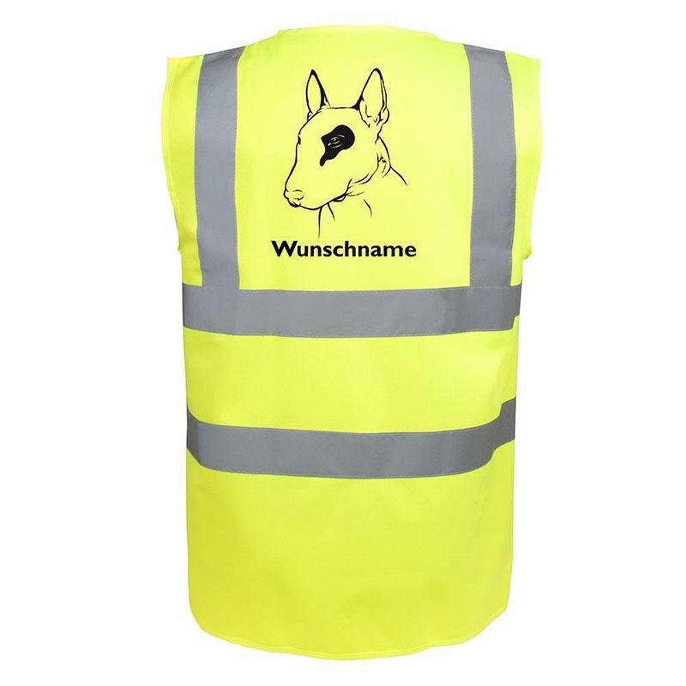 Bullterrier 2 - Hundesport Warnweste Sicherheitsweste mit Hundemotiv-Tierisch-tolle Geschenke