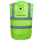 Bullterrier 2 - Hundesport Warnweste Sicherheitsweste mit Hundemotiv-Tierisch-tolle Geschenke-Tierisch-tolle-Geschenke