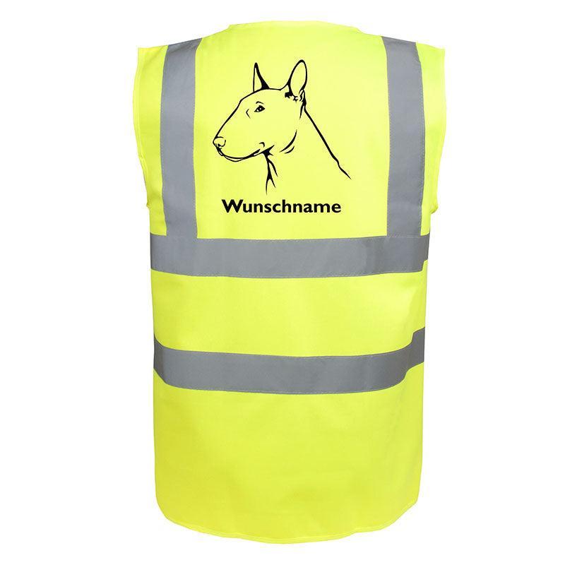 Bullterrier - Hundesport Warnweste Sicherheitsweste mit Hundemotiv-Tierisch-tolle Geschenke