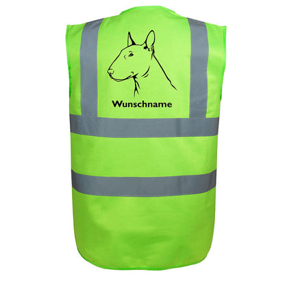 Bullterrier - Hundesport Warnweste Sicherheitsweste mit Hundemotiv-Tierisch-tolle Geschenke-Tierisch-tolle-Geschenke