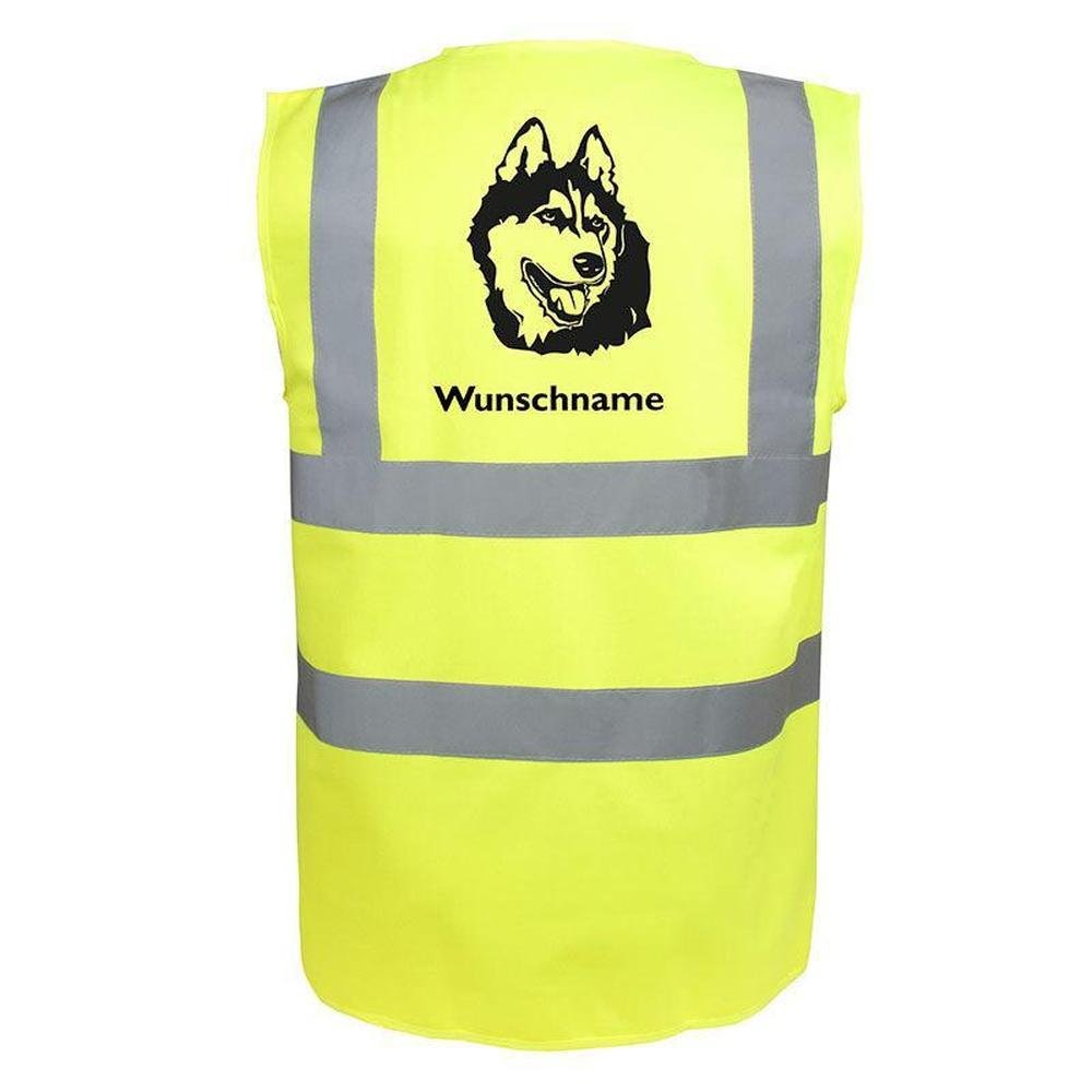 Alaskan Malamute - Hundesport Warnweste Sicherheitsweste mit Hundemotiv-Tierisch-tolle Geschenke