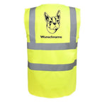 Boston Terrier 2 - Hundesport Warnweste Sicherheitsweste mit Hundemotiv-Tierisch-tolle Geschenke