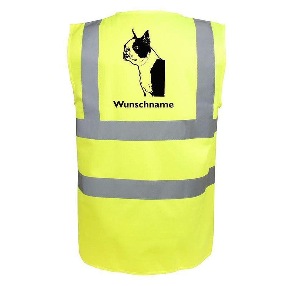 Boston Terrier - Hundesport Warnweste Sicherheitsweste mit Hundemotiv-Tierisch-tolle Geschenke