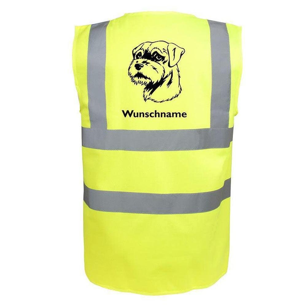 Border Terrier - Hundesport Warnweste Sicherheitsweste mit Hundemotiv-Tierisch-tolle Geschenke