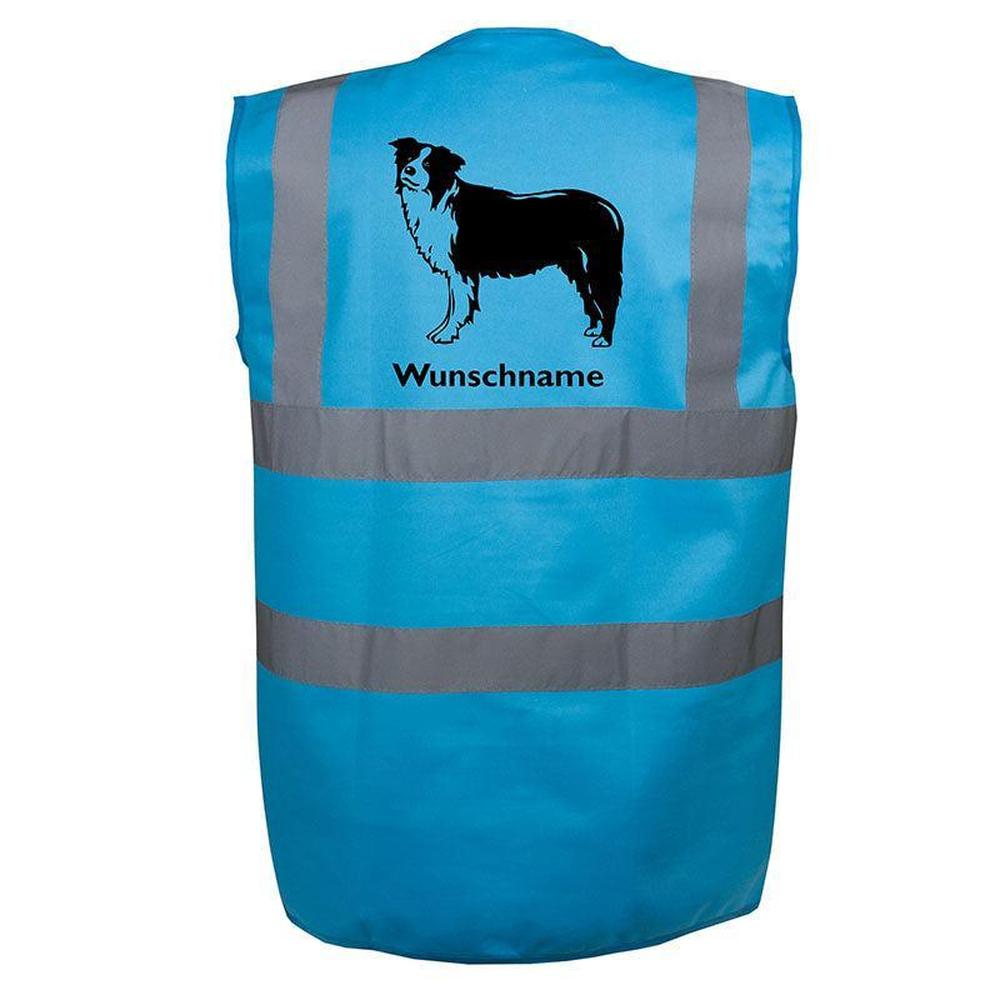 Border Collie 3 - Hundesport Warnweste Sicherheitsweste mit Hundemotiv-Tierisch-tolle Geschenke-Tierisch-tolle-Geschenke