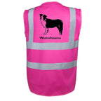 Border Collie 3 - Hundesport Warnweste Sicherheitsweste mit Hundemotiv-Tierisch-tolle Geschenke-Tierisch-tolle-Geschenke