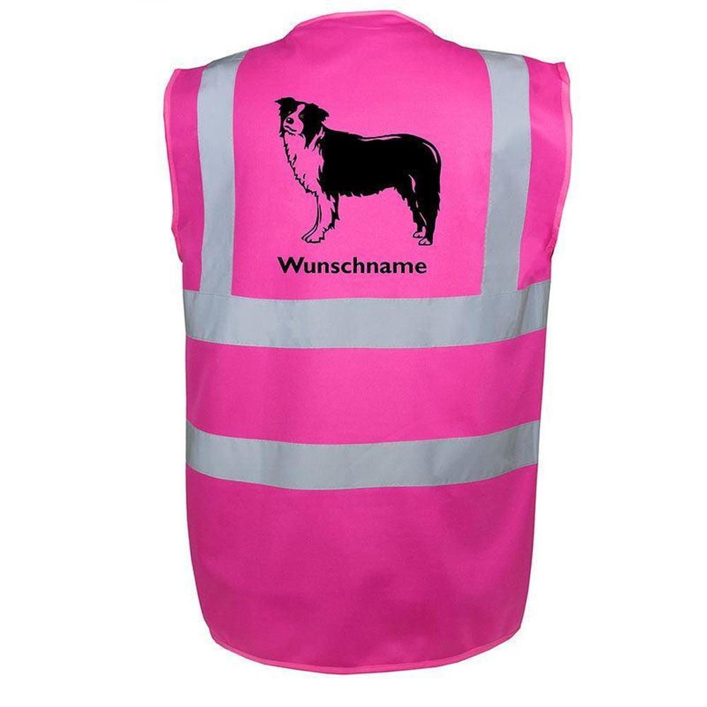 Border Collie 3 - Hundesport Warnweste Sicherheitsweste mit Hundemotiv-Tierisch-tolle Geschenke-Tierisch-tolle-Geschenke