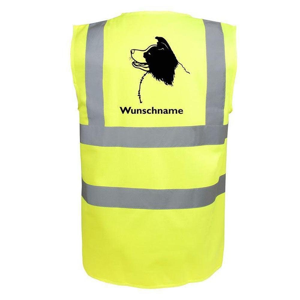 Border Collie 2 - Hundesport Warnweste Sicherheitsweste mit Hundemotiv-Tierisch-tolle Geschenke