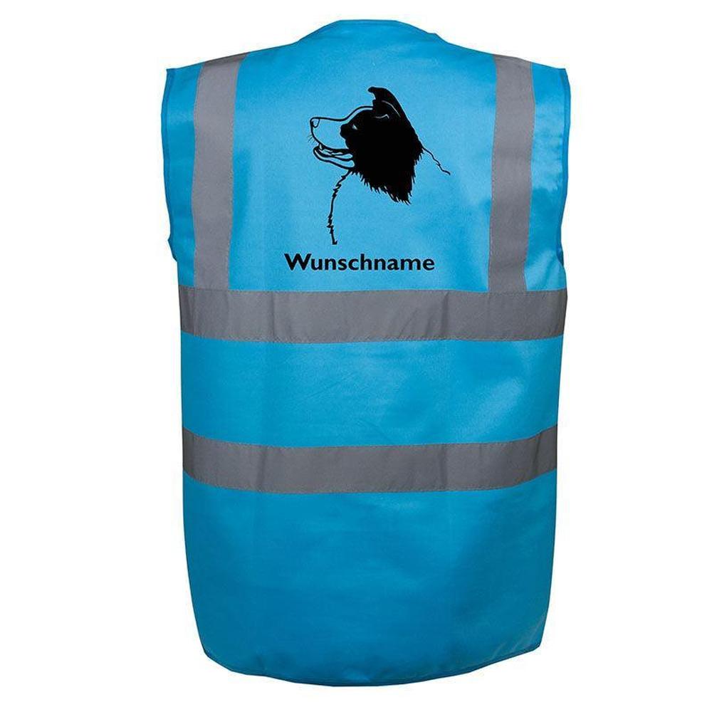 Border Collie 2 - Hundesport Warnweste Sicherheitsweste mit Hundemotiv-Tierisch-tolle Geschenke-Tierisch-tolle-Geschenke