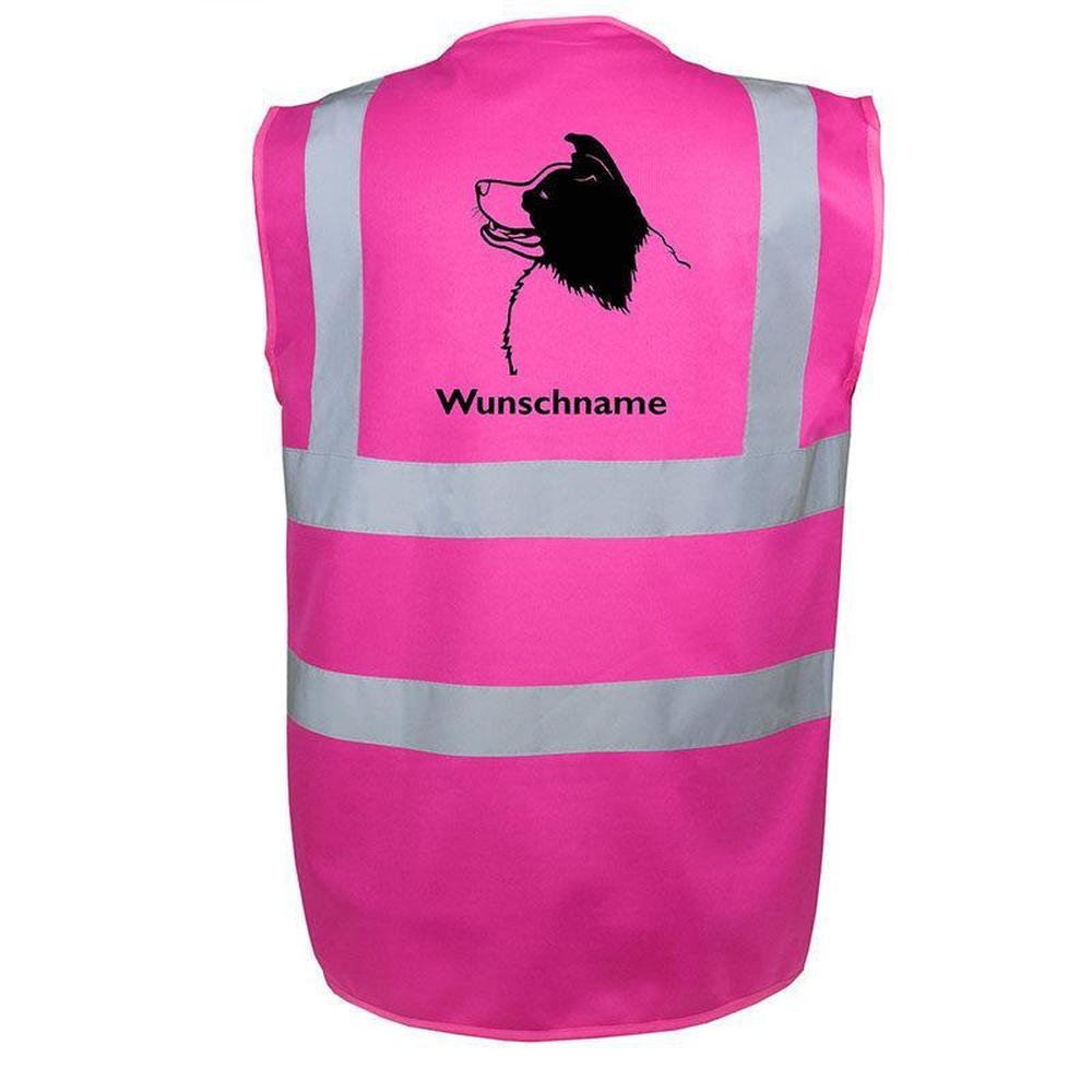Border Collie 2 - Hundesport Warnweste Sicherheitsweste mit Hundemotiv-Tierisch-tolle Geschenke-Tierisch-tolle-Geschenke