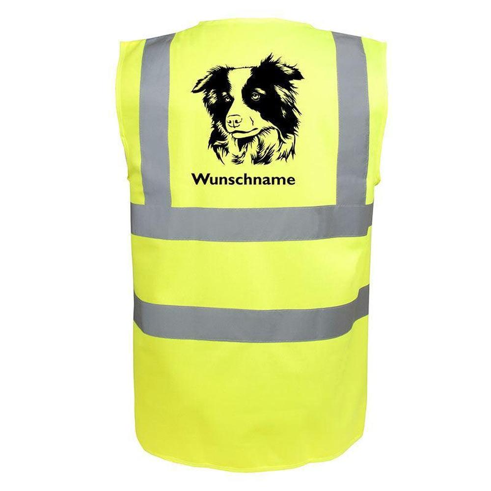 Border Collie - Hundesport Warnweste Sicherheitsweste mit Hundemotiv-Tierisch-tolle Geschenke