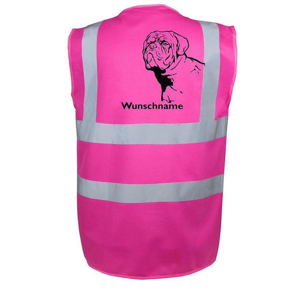 Bordeauxdogge 2 - Hundesport Warnweste Sicherheitsweste mit Hundemotiv-Tierisch-tolle Geschenke-Tierisch-tolle-Geschenke