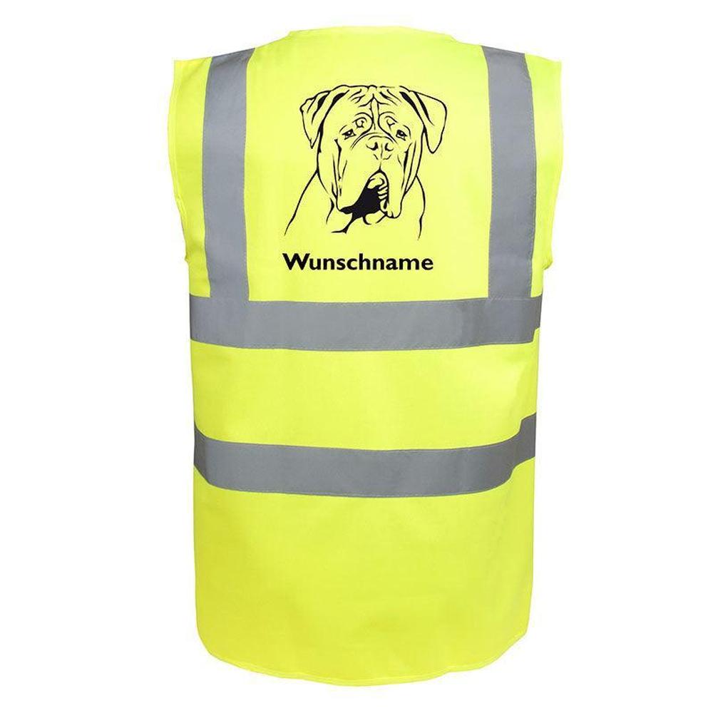 Bordeauxdogge - Hundesport Warnweste Sicherheitsweste mit Hundemotiv-Tierisch-tolle Geschenke