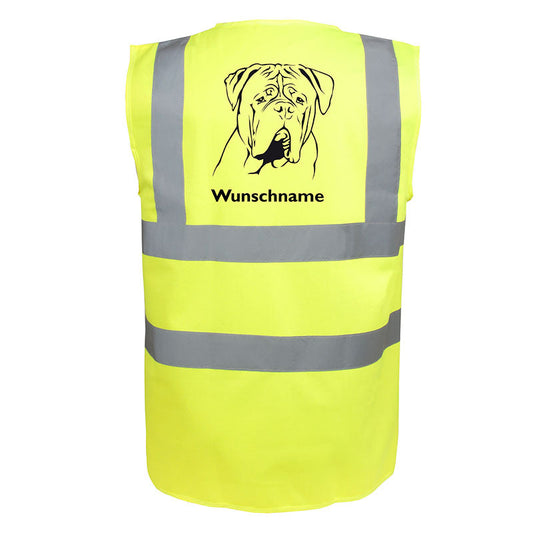 Bordeauxdogge - Hundesport Warnweste Sicherheitsweste mit Hundemotiv-Tierisch-tolle Geschenke-Tierisch-tolle-Geschenke