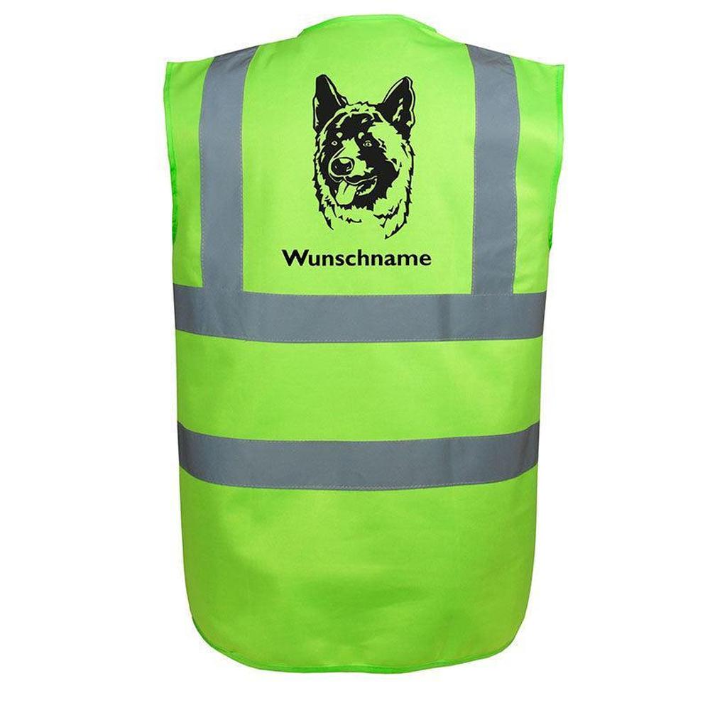 Akita 2 - Hundesport Warnweste Sicherheitsweste mit Hundemotiv-Tierisch-tolle Geschenke-Tierisch-tolle-Geschenke