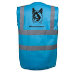 Akita 2 - Hundesport Warnweste Sicherheitsweste mit Hundemotiv-Tierisch-tolle Geschenke-Tierisch-tolle-Geschenke