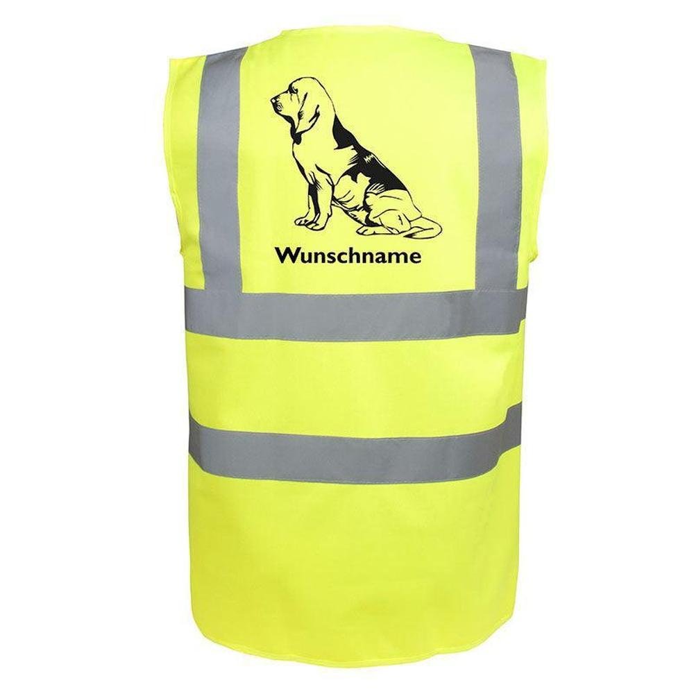 Bloodhound 3 - Hundesport Warnweste Sicherheitsweste mit Hundemotiv-Tierisch-tolle Geschenke