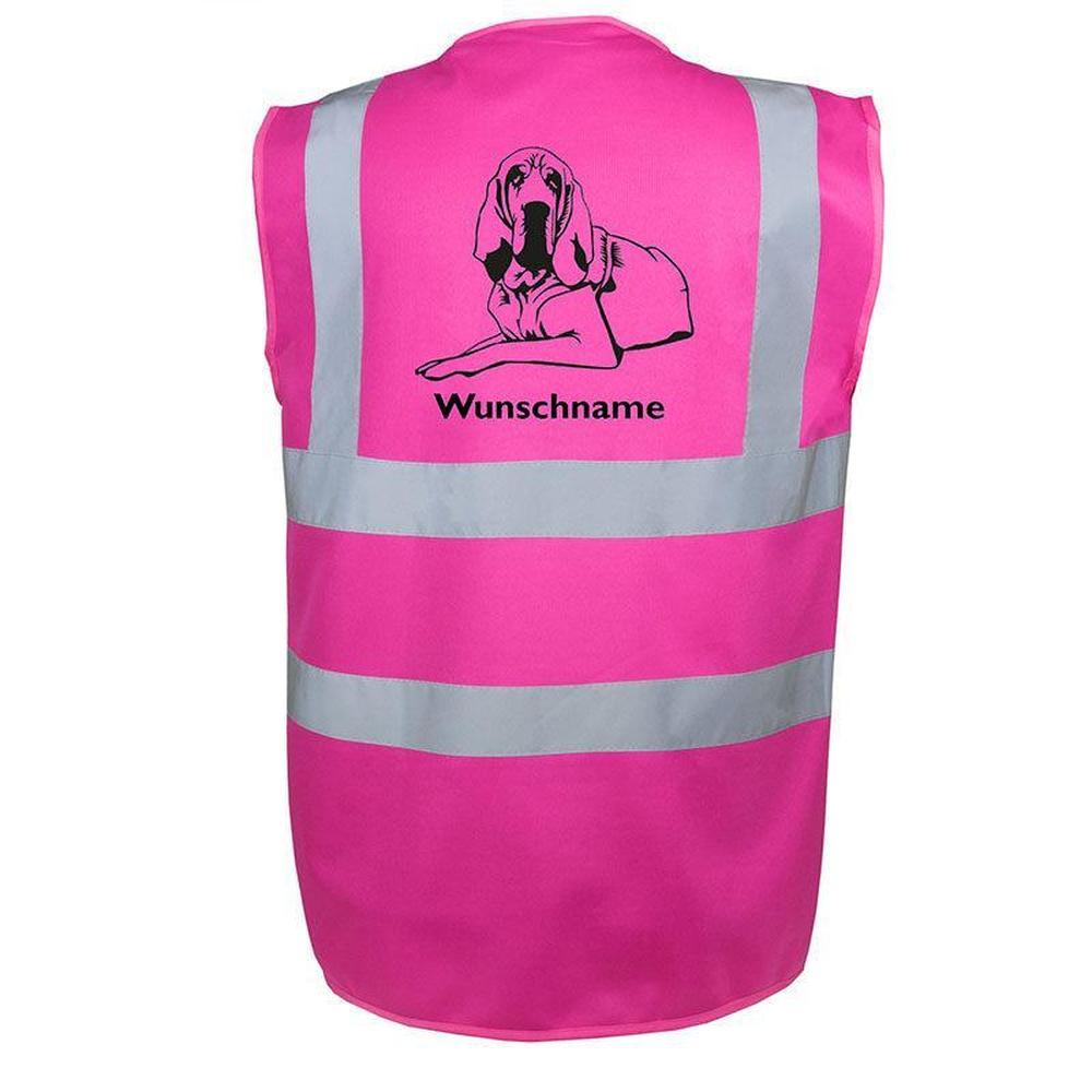 Bloodhound 2 - Hundesport Warnweste Sicherheitsweste mit Hundemotiv-Tierisch-tolle Geschenke-Tierisch-tolle-Geschenke