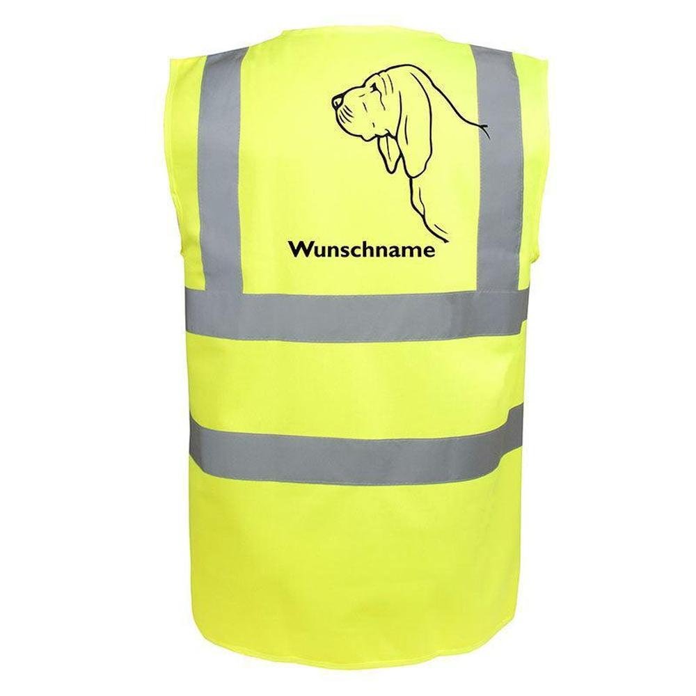 Bloodhound - Hundesport Warnweste Sicherheitsweste mit Hundemotiv-Tierisch-tolle Geschenke