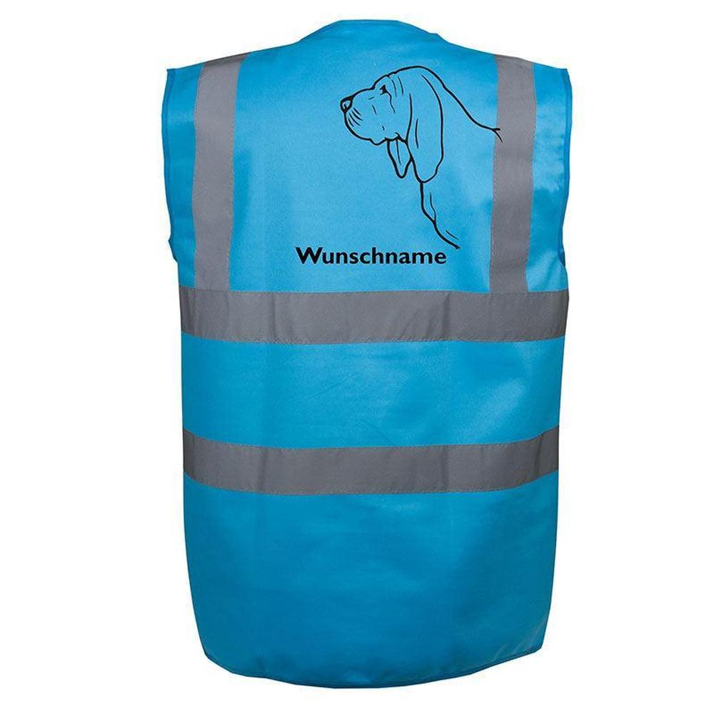 Bloodhound - Hundesport Warnweste Sicherheitsweste mit Hundemotiv-Tierisch-tolle Geschenke-Tierisch-tolle-Geschenke